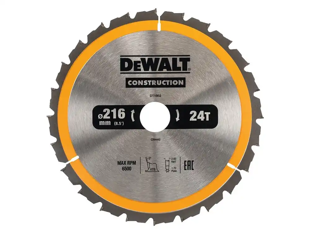 Pilový kotouč 216x1,7x30mm, 24 zubů DT1952 DeWALT Sleva