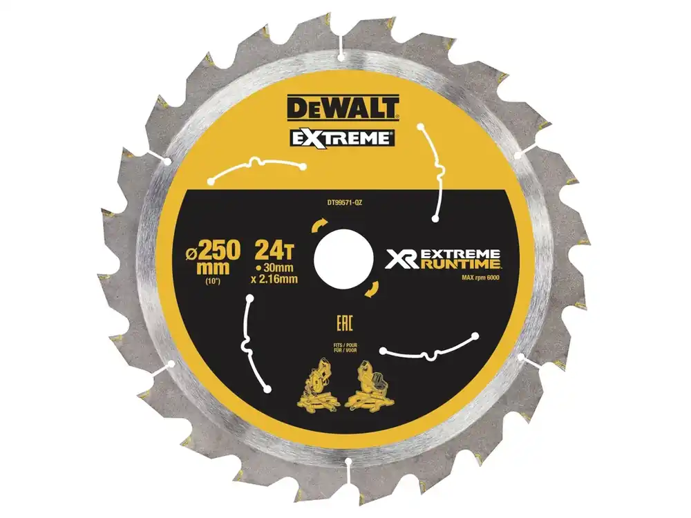 Pilový kotouč 250x2,16x30mm, 24 zubů DT99571 DeWALT Must-Have