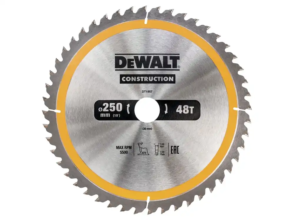 Pilový kotouč 250x3,0x30mm, 48 zubů DT1957 DeWALT Odeslání Ihned