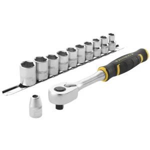 Značkový Sada 3/8" ráčny s 12hrannými hlavicemi a bity FatMax STANLEY FMMT82680-0