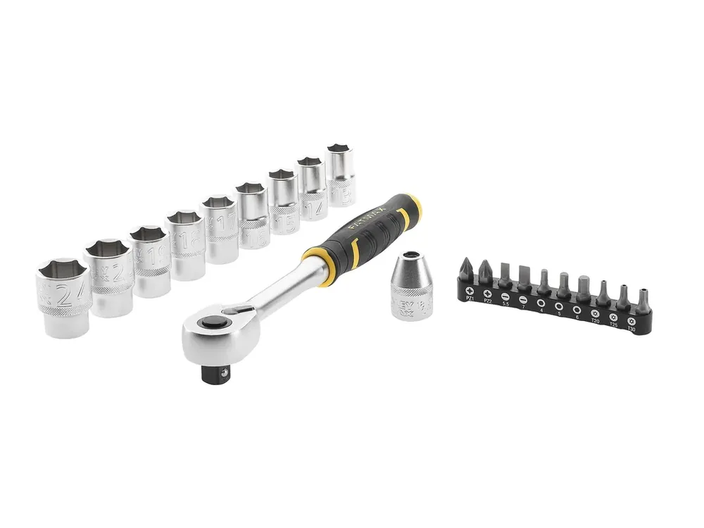 Akce Sada 1/2" ráčny s 12hrannými hlavicemi a bity FatMax STANLEY FMMT82681-0