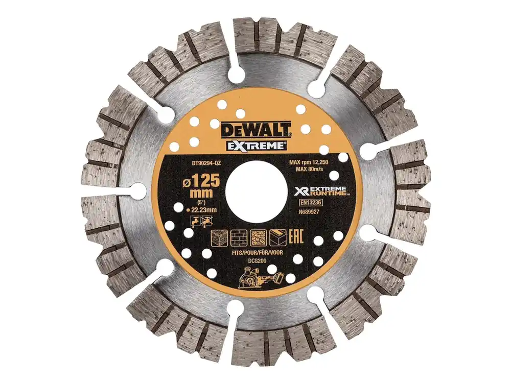 Bezpečná Platba Dia kotouč pro drážkovací frézy 125 x 22,2 mm DeWALT DT90294