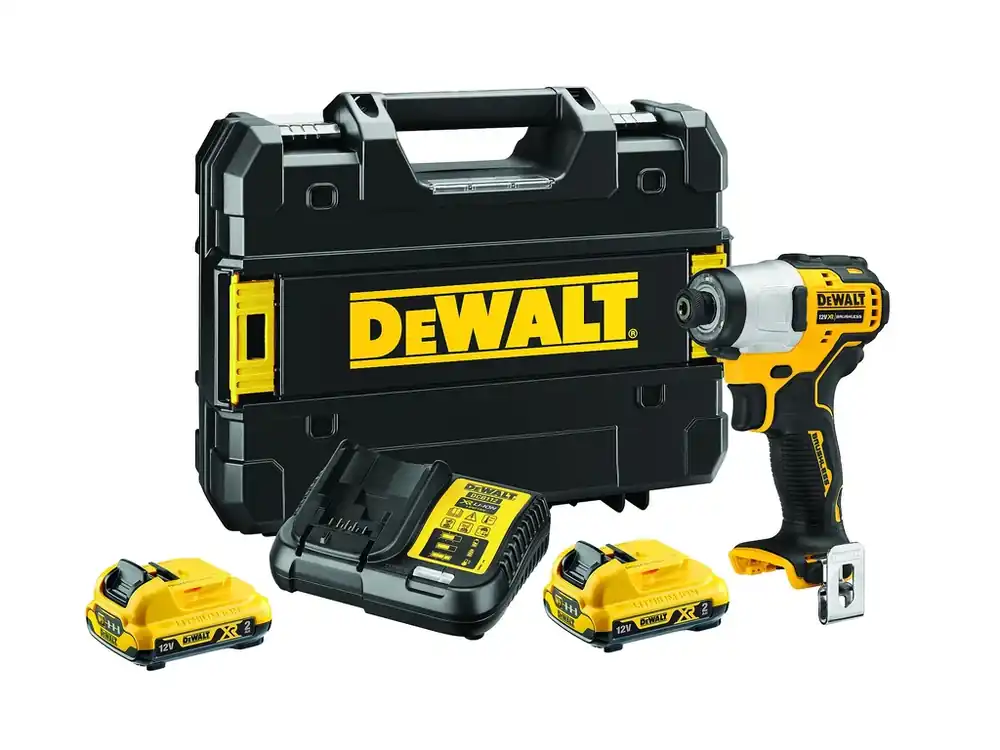 Přímo Od Výrobce Aku rázový utahovák 1/4" 12V 2,0Ah Li-Ion DCF801D2 DeWALT