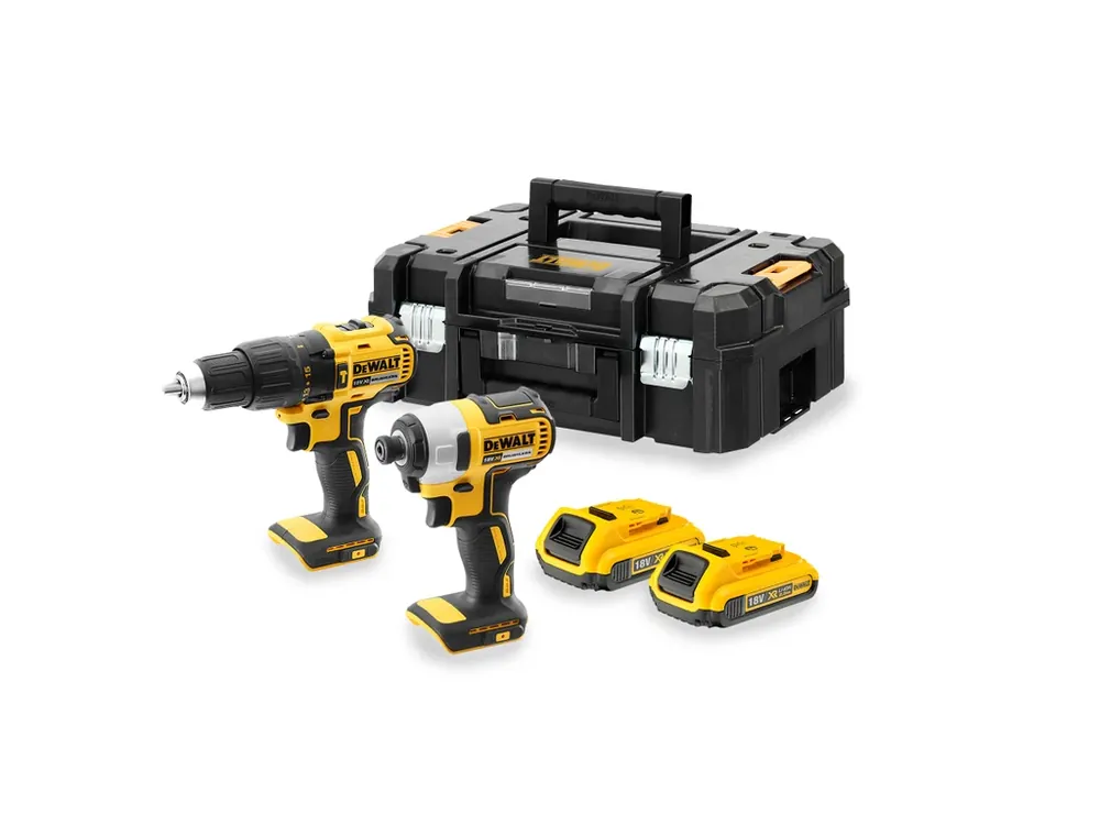 Pouze Dnes Aku kombinovaná sada 18V 2x 2,0Ah DCK2060D2T DeWALT