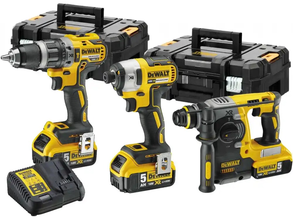 Aku kombinovaná sada 18V 3x 5,0Ah DCK368P3T DeWALT Objednat Nyní