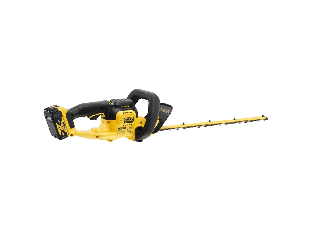 Zlevněný Aku nůžky na živé ploty 18V DCMHT563N DeWALT(bez baterie a nabíječky)
