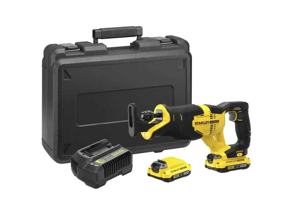 Časově Omezené Aku mečová pila ocaska 18V 2,0Ah Li-Ion SFMCS300D2K Stanley FATMAX V20