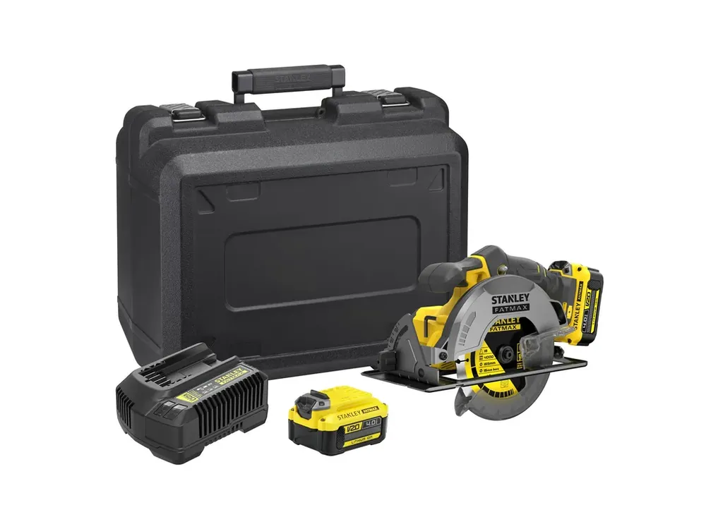 Aku kotoučová pila 18V 165mm 4,0Ah Li-Ion SFMCS500M2K Stanley FATMAX V20 Vysoce Kvalitní