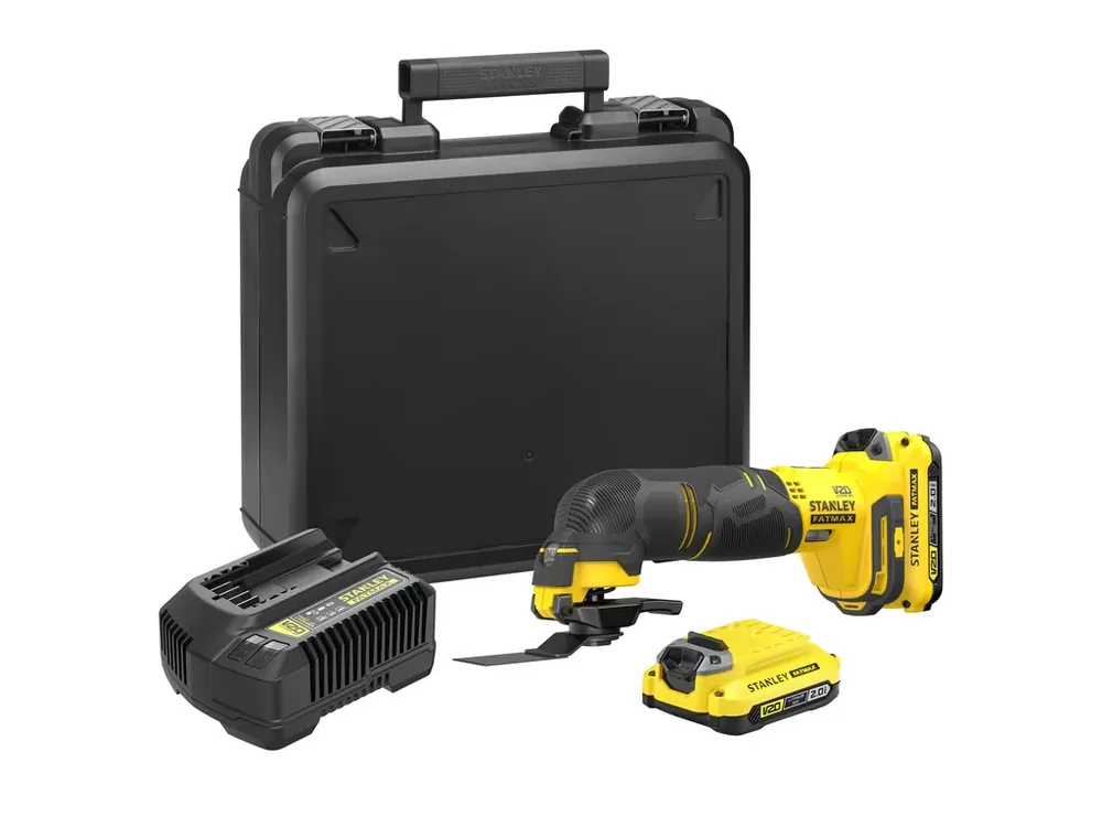 Vrácení Zdarma Aku oscilační multibruska 18V 2,0Ah Li-Ion SFMCE500D2K Stanley FATMAX V20