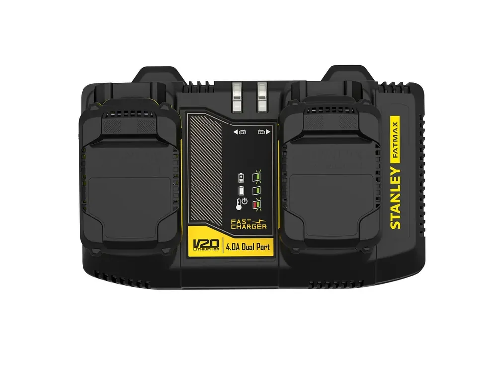 Objednat Nyní Nabíječka pro zásuvné baterie 18V 2x 4A SFMCB24 Stanley FATMAX V20