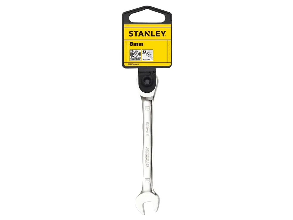 Klíč očkoplochý ráčnový 8mm STANLEY STMT89908-0 Víkendová Akce