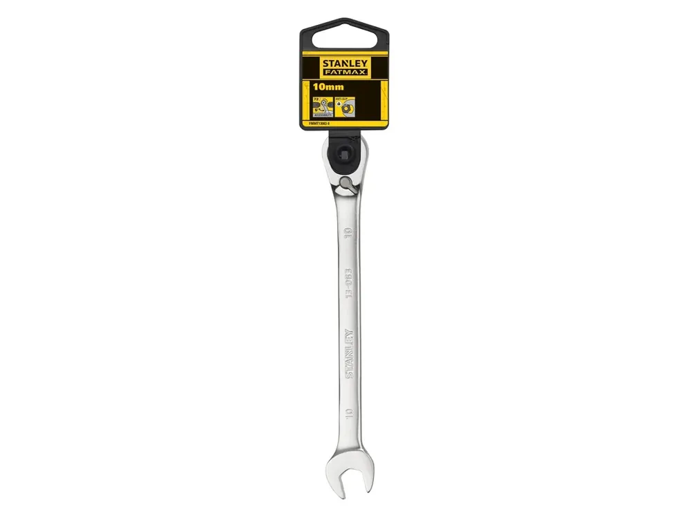Ověřený Klíč očkoplochý ráčnový s páčkou 10mm STANLEY FatMax FMMT13083-0
