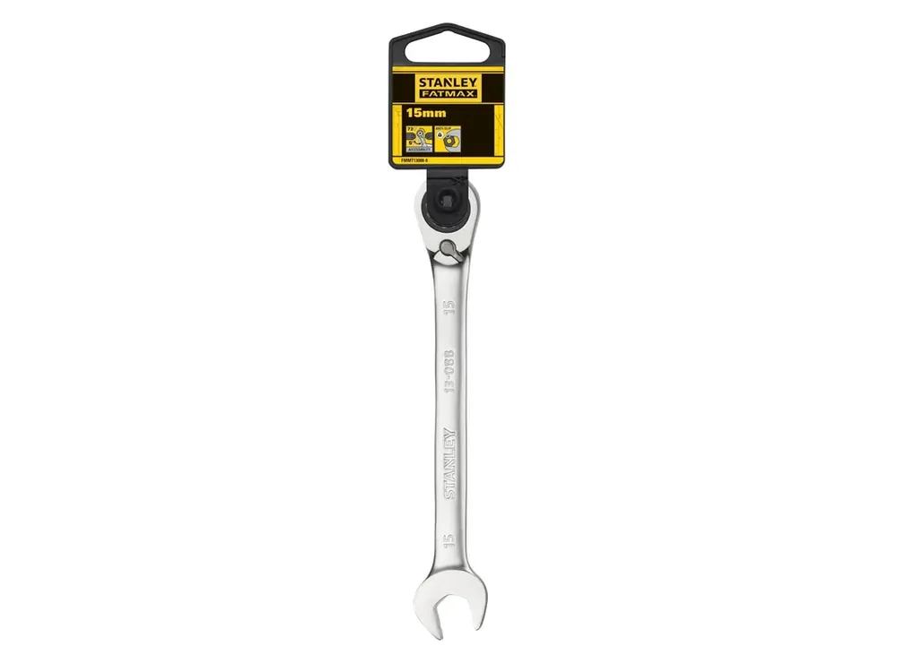 Klíč očkoplochý ráčnový s páčkou 15mm STANLEY FatMax FMMT13088-0 Akční Nabídka