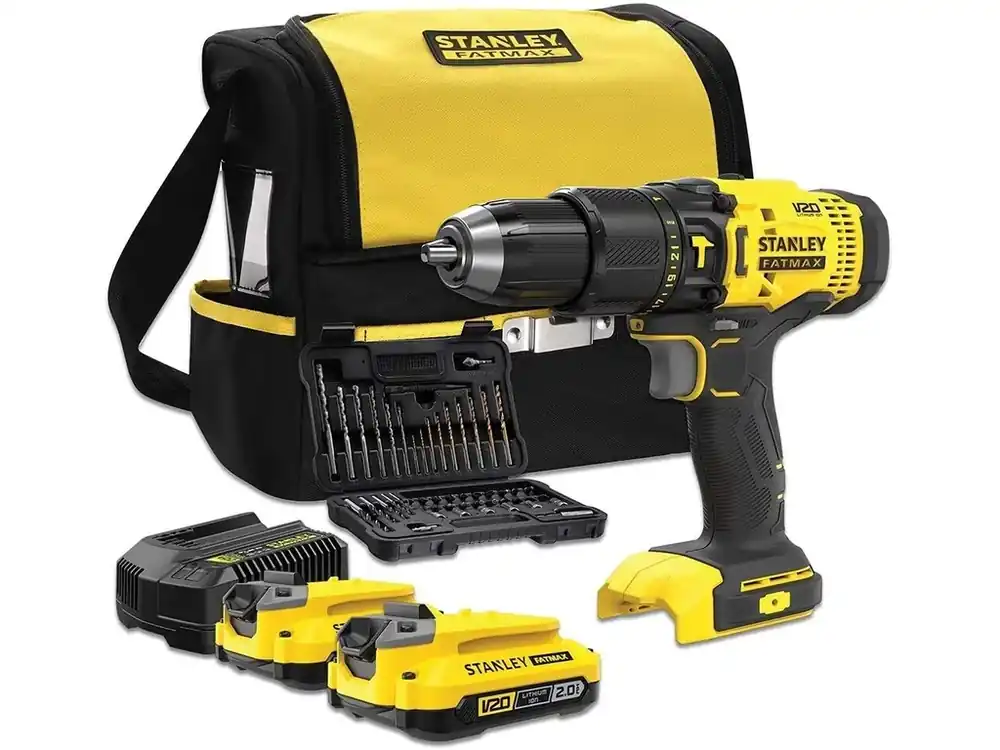 Objednat Nyní Aku bezuhlíková příklepová vrtačka 18V 2,0 Li-Ion SFMCD711DSA Stanley FATMAX V20