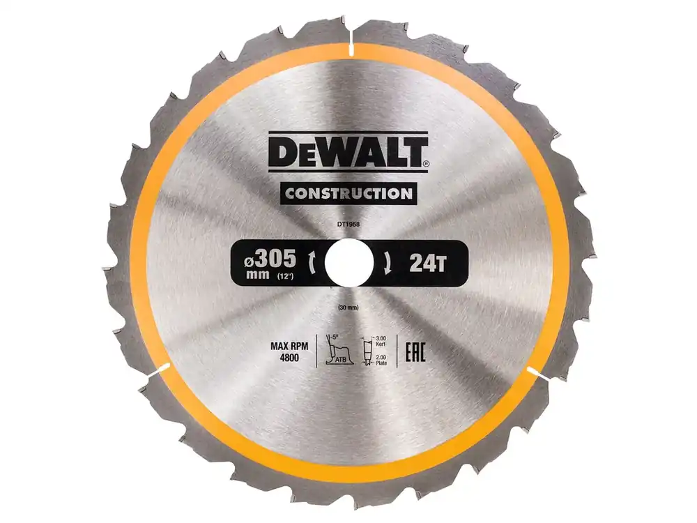 Akční Nabídka Pilový kotouč 305x2,2x30mm, 24 zubů DT1958 DeWALT