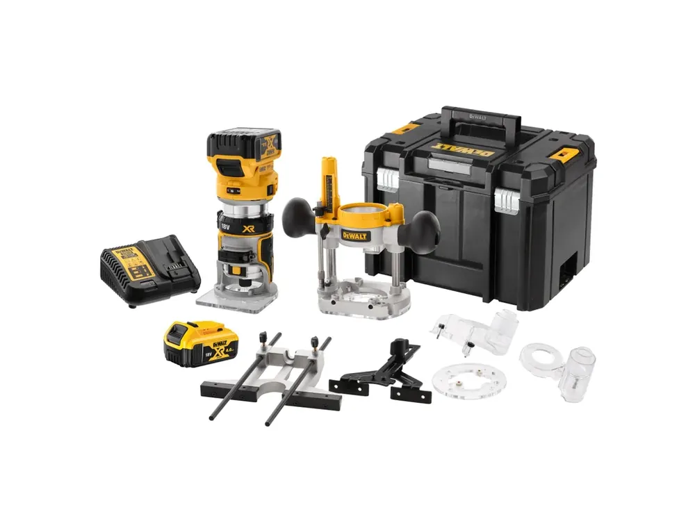 Must-Have Aku kombinovaná frézka 18V 5,0 Ah Li-Ion DCW604P2 DeWALT