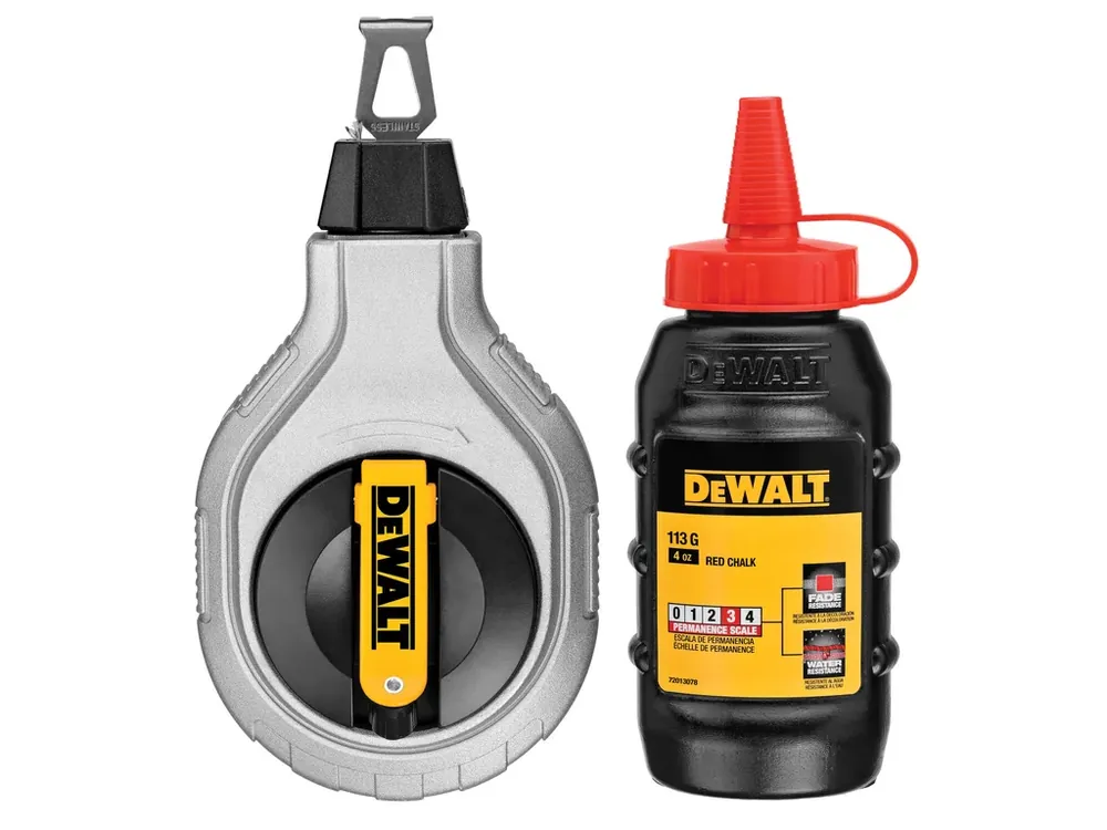 Lajnovací šňůra 30m 6 1 s červenou křídou DeWALT DWHT47408-0 Hit Sezóny