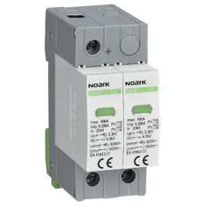 Noark svodič přepětí 111745, 500V T1+T2 Ex9UEP1+2 6.25 2P 500 EU DC NOARK Autentický