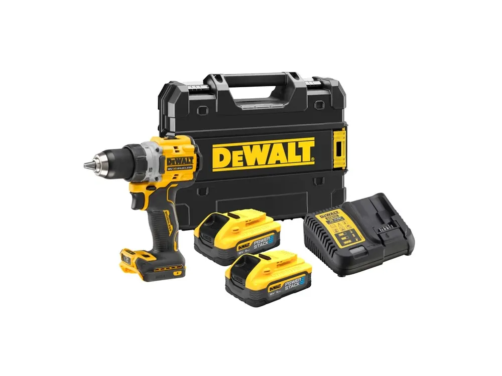 Aku bezuhlíková vrtačka 18V XR 2x 5,0Ah POWERSTACK DCD800H2T DeWALT Vrácení Zdarma