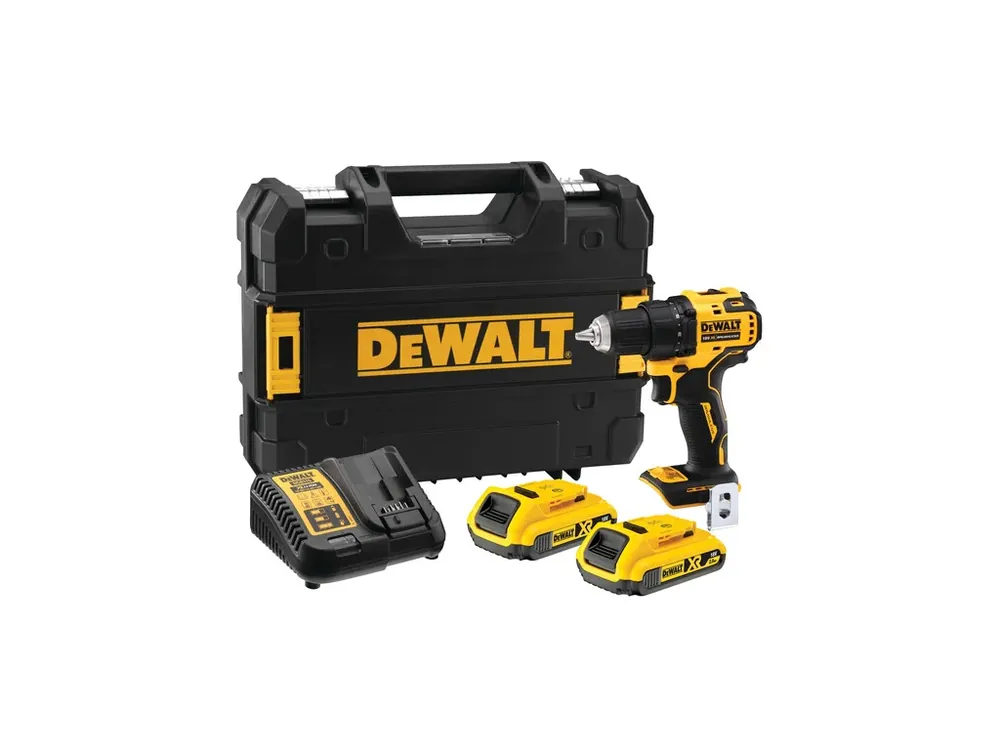 Aku bezuhlíková vrtačka 18V 2,0Ah Li-Ion DCD708D2T DeWALT Pouze Dnes
