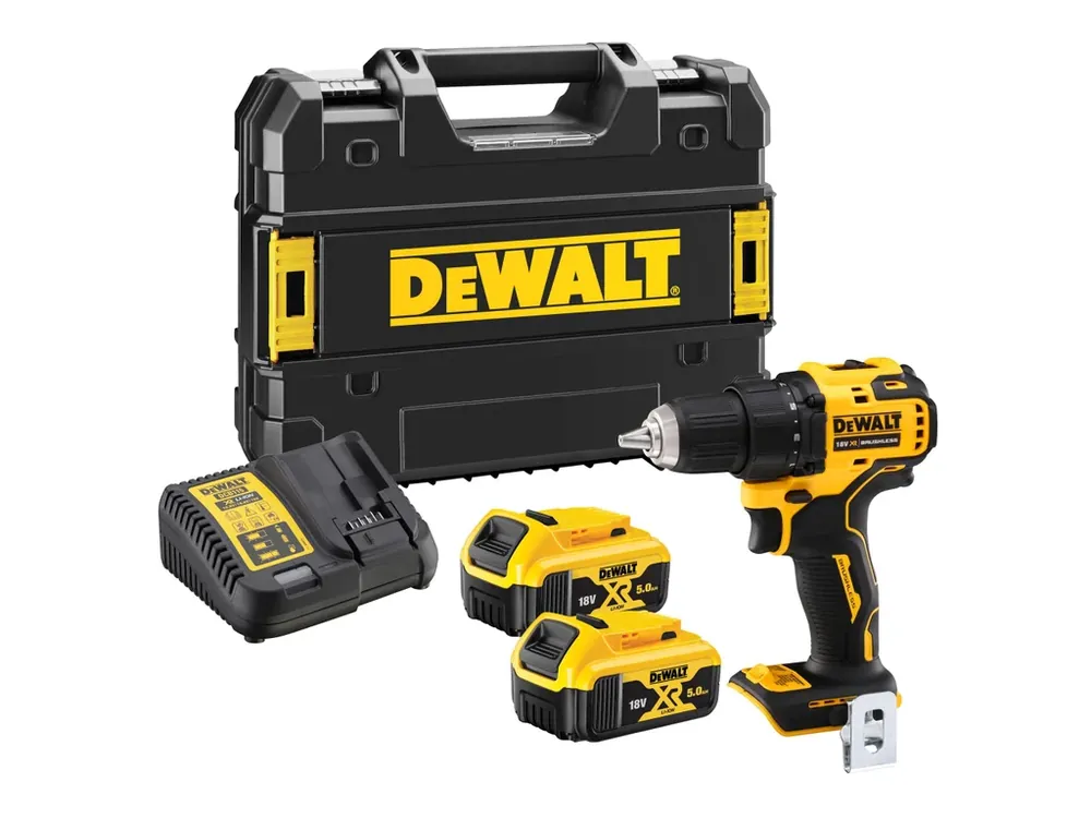 Aku bezuhlíková vrtačka 18V 5,0Ah Li-Ion DCD708P2T DeWALT Poslední Šance