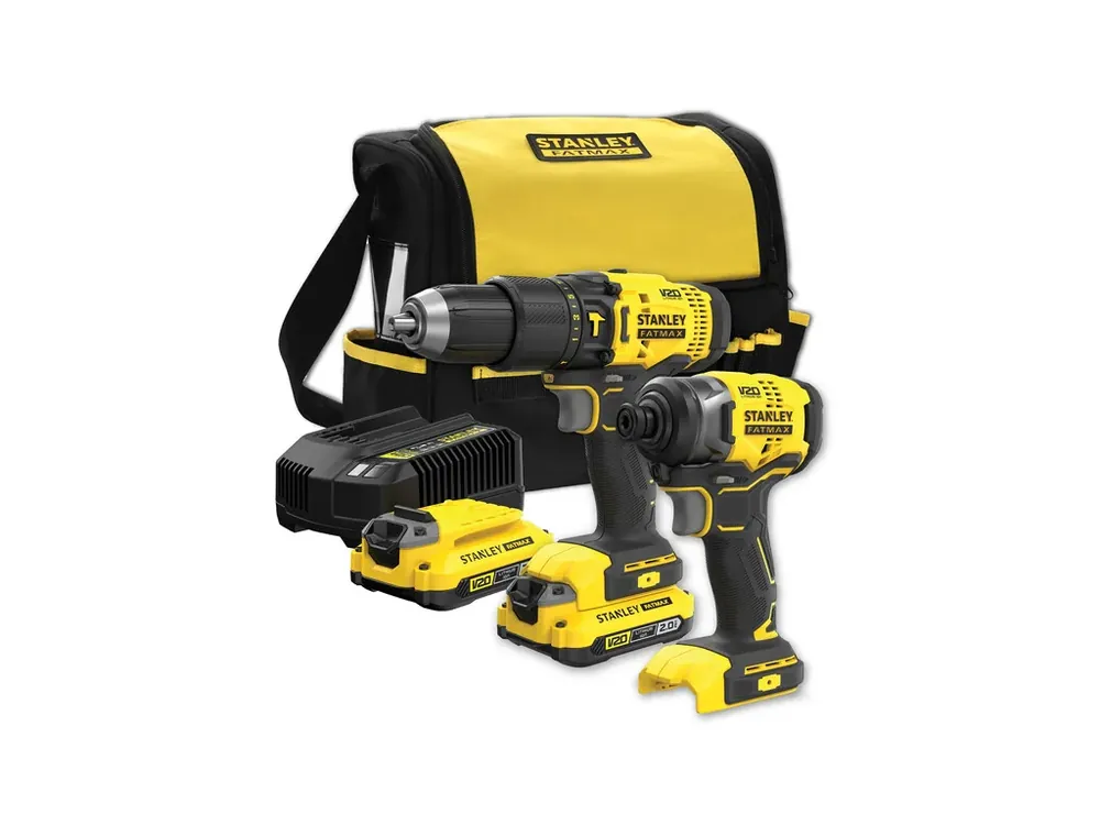 Aku kombinovaná sada 18V 2x 2,0Ah SFMCK465D2S Stanley FATMAX V20 Nová Kolekce