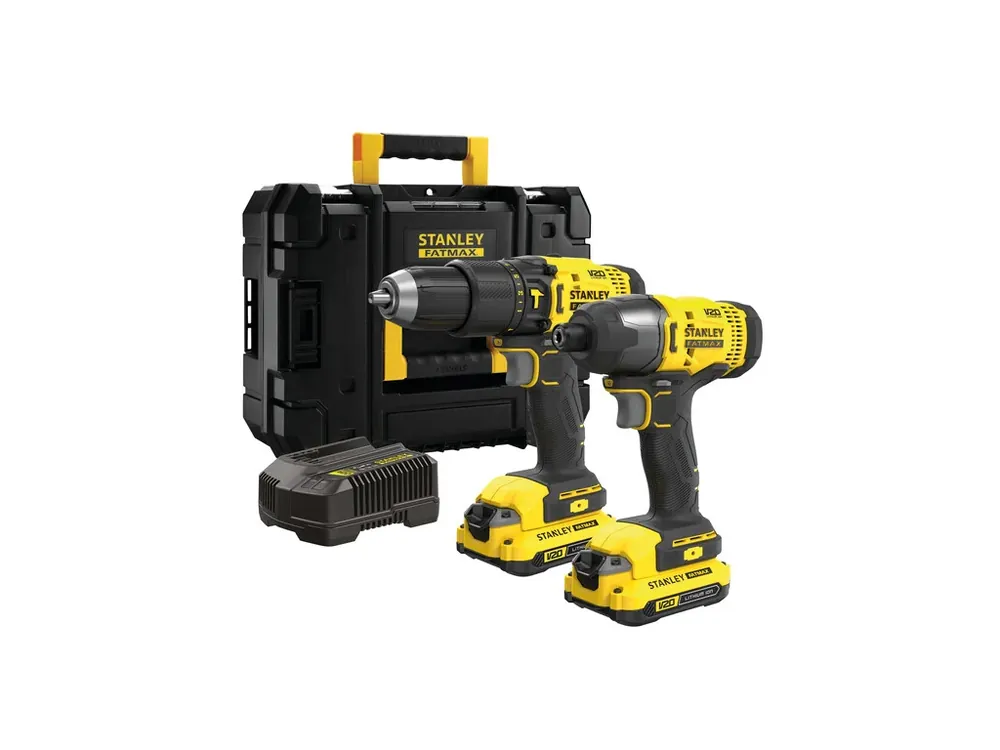 Aku kombinovaná sada 18V 2x 2,0Ah SFMCK465D2T Stanley FATMAX V20 Ověřený