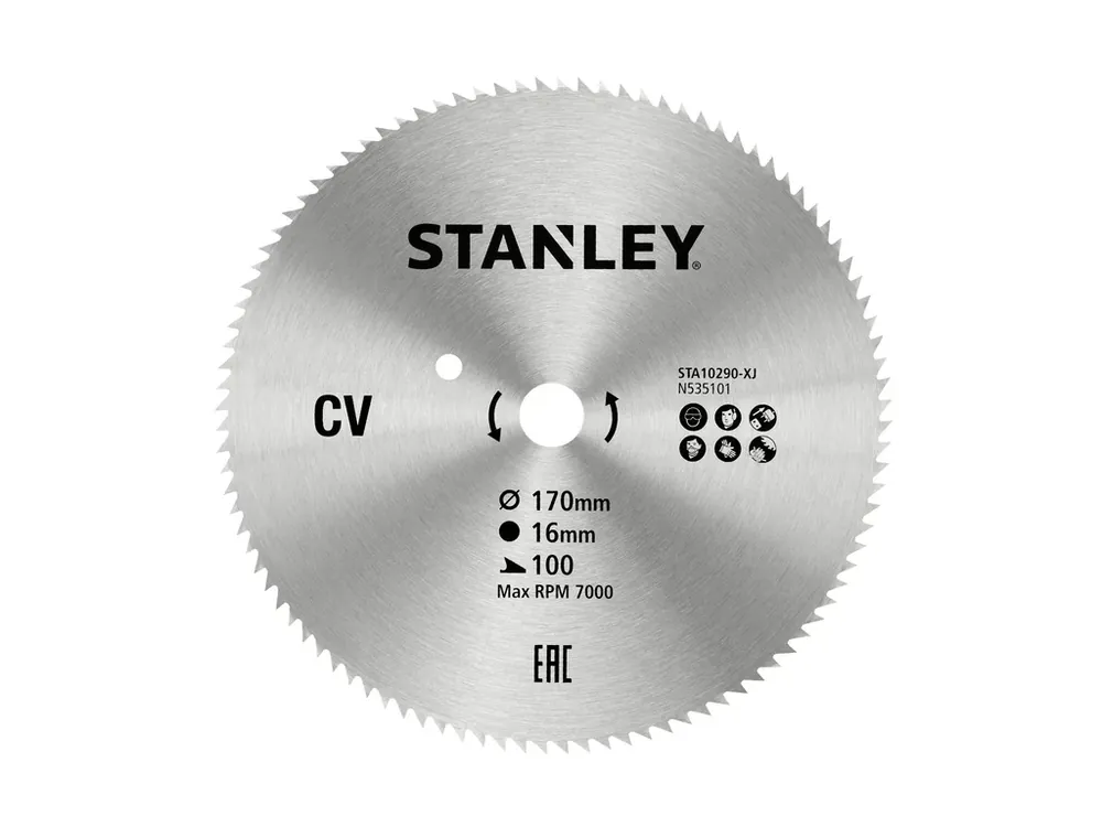 Pilový kotouč 170x16mm, 100 zubů STA10290 STANLEY Nejprodávanější