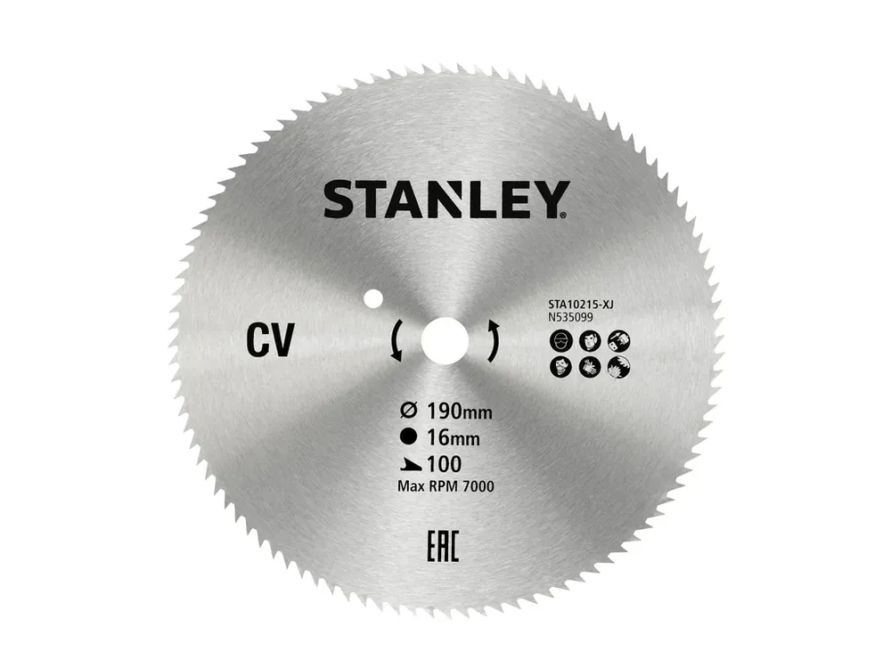 Pilový kotouč 190x16mm, 100 zubů STA10215 STANLEY Ihned K Objednání
