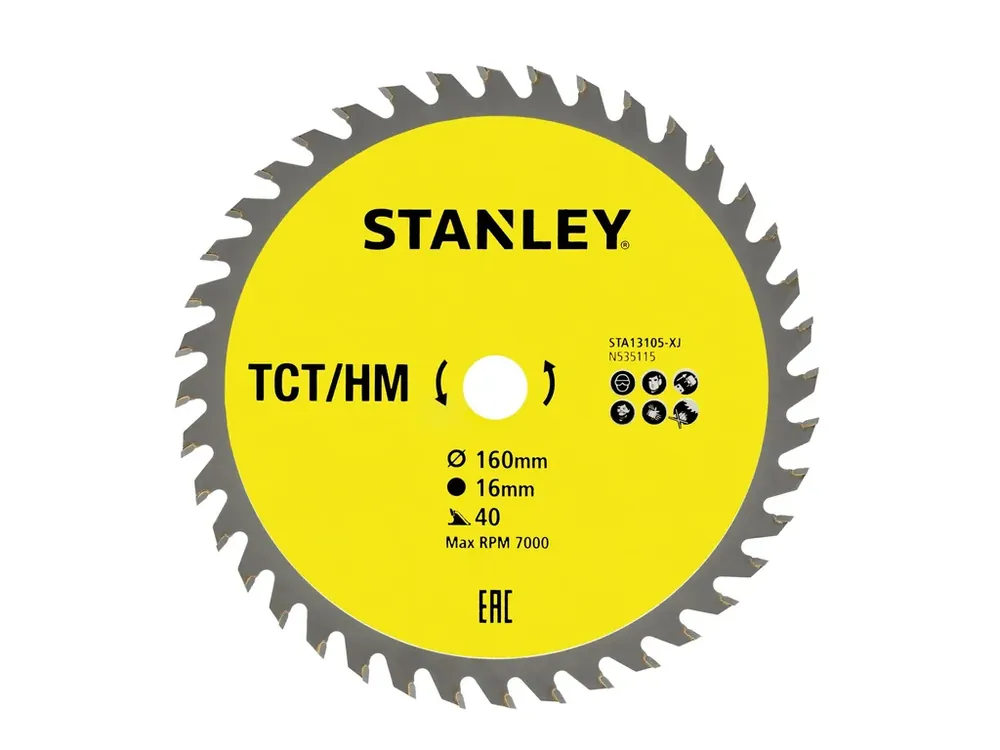 Pilový kotouč 160x16mm, 40 zubů STA13105 STANLEY Poslední Šance