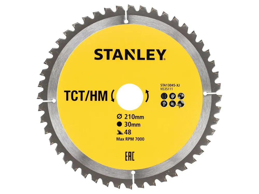 Pilový kotouč 210x30mm, 48 zubů STA13045 STANLEY Finální Výprodej