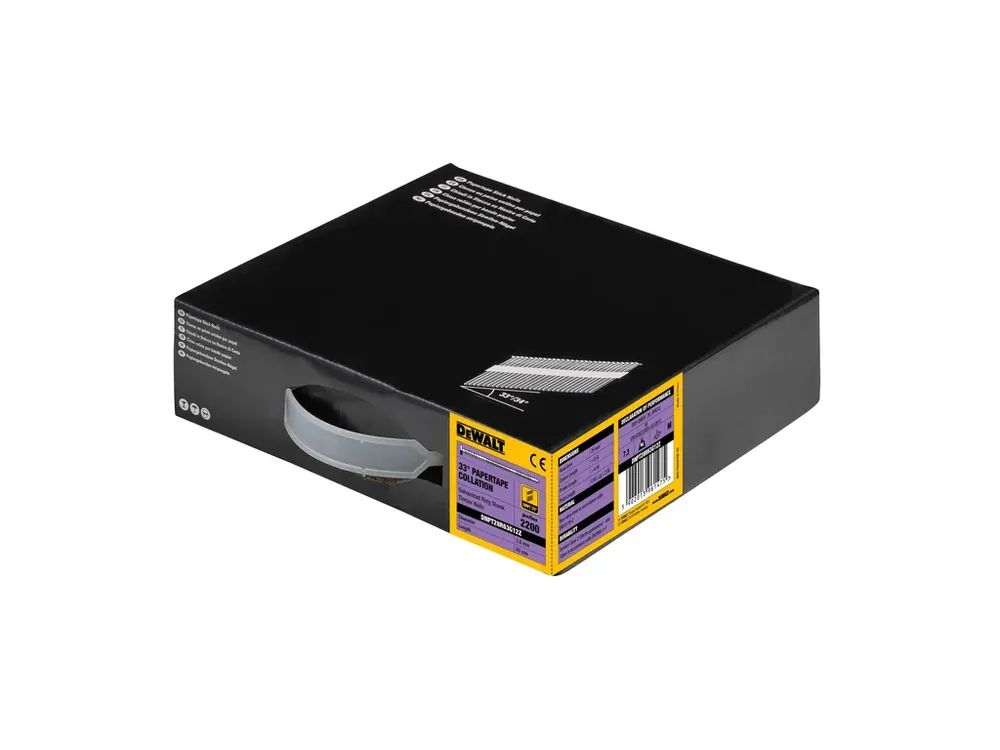 Značkový Hřebíky 2,80 x 63 konvexní galvanizované 2200 ks DNPT28R63G12Z DeWALT