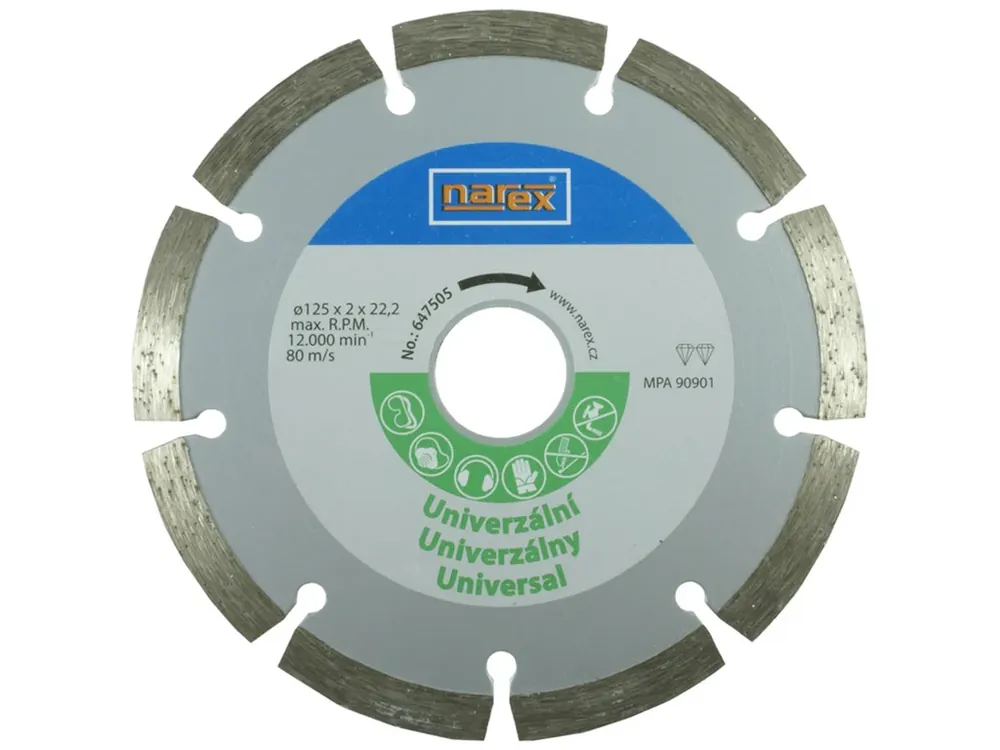 Tovární Cena Dia 125 Universal - Diamantový řezný kotouč - universal sintrovaný