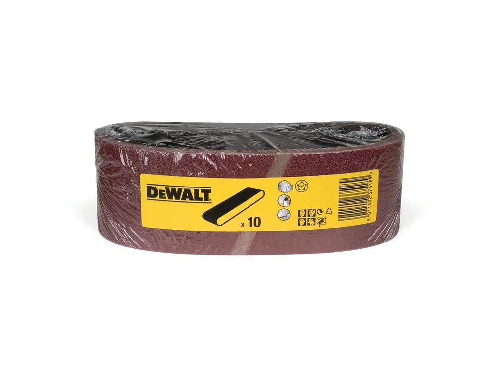 Novinka Brusné pásy 10ks P80 75x533mm DeWALT DT3303