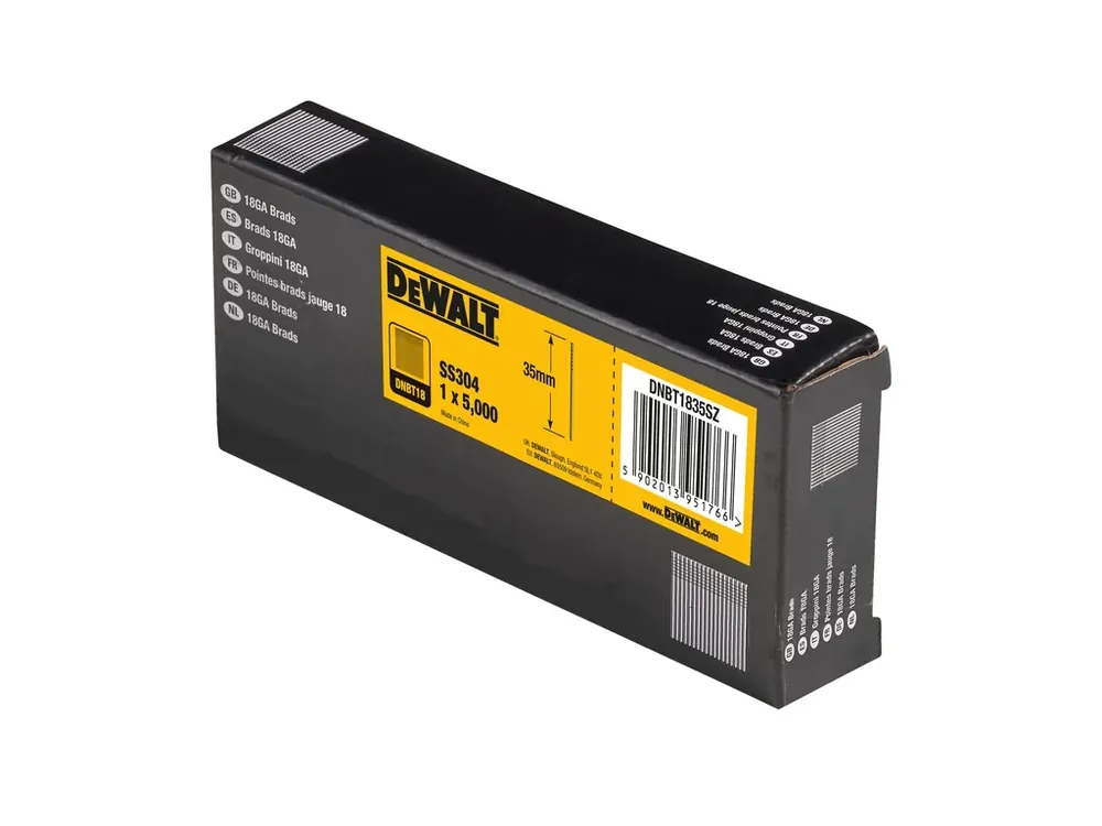 Must-Have Hřebíky 1,25 x 35 mm nerez 5000 ks DNBT1835SZ DeWALT