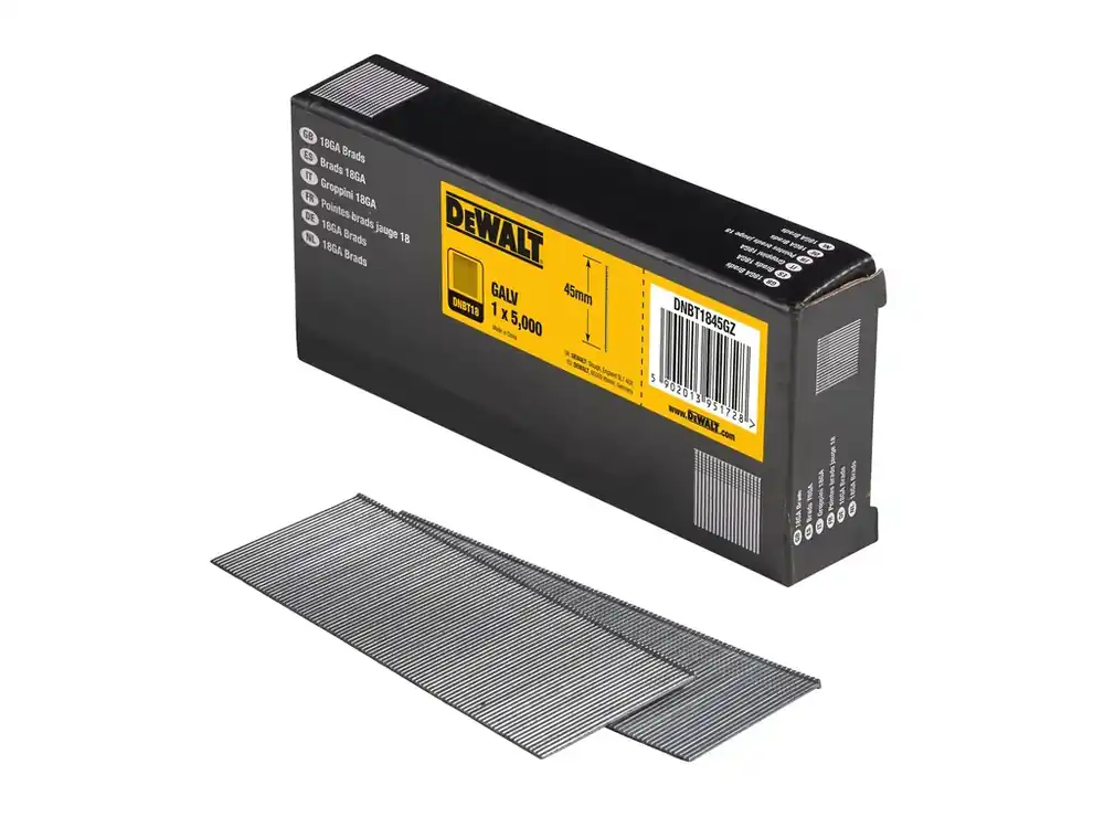 Akce Hřebíky 1,25 x 45 mm pozink 5000 ks DNBT1845GZ DeWALT