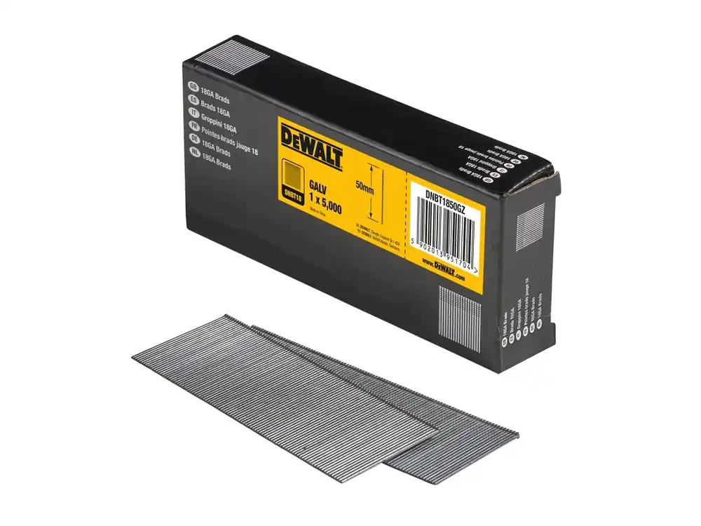 Hřebíky 1,25 x 50 mm pozink 5000 ks DNBT1850GZ DeWALT Koupit Online