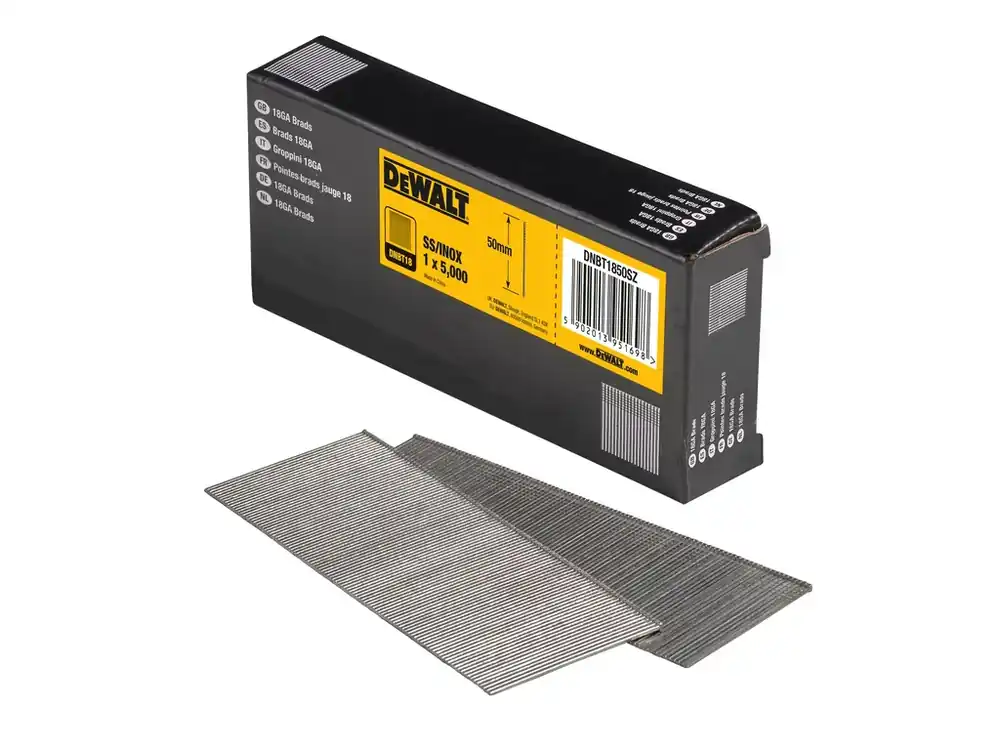 Pouze Dnes Hřebíky 1,25 x 50 mm nerez 5000 ks DNBT1850SZ DeWALT