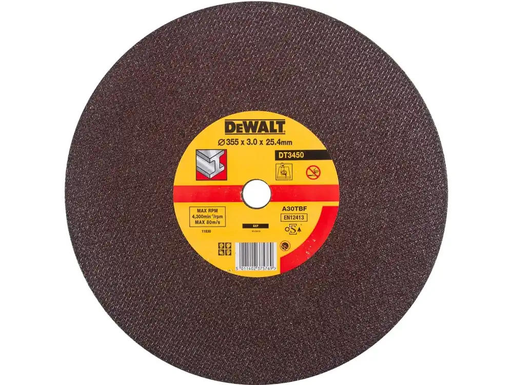 Bezpečná Platba Řezný kotouč na kov 355x3,0x25,4 DeWALT DT3450