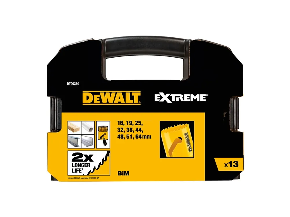 Poslední Šance Sada korunek BiM 13dílů DT90350 DeWALT