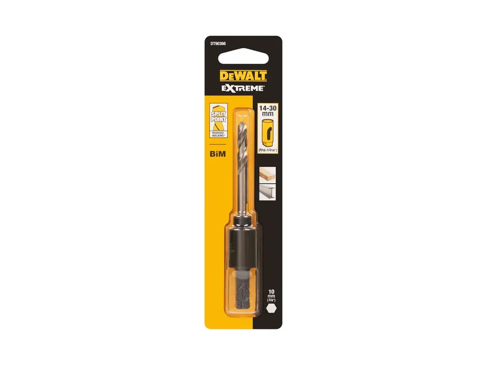 Bezpečná Platba Upínací trn 10mm s vodícím vrtákem 14-30 mm DT90366 DeWALT
