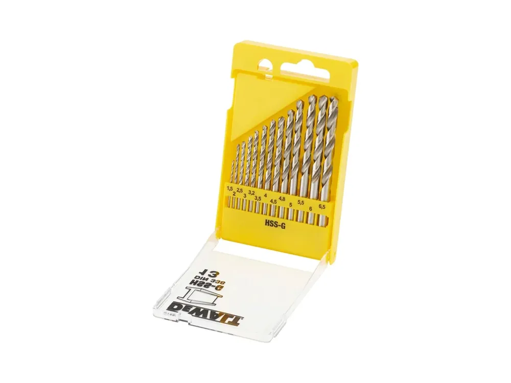 Nejlepší Cena Sada vrtáků do kovu HSS-G 13dílná DeWALT DT5922
