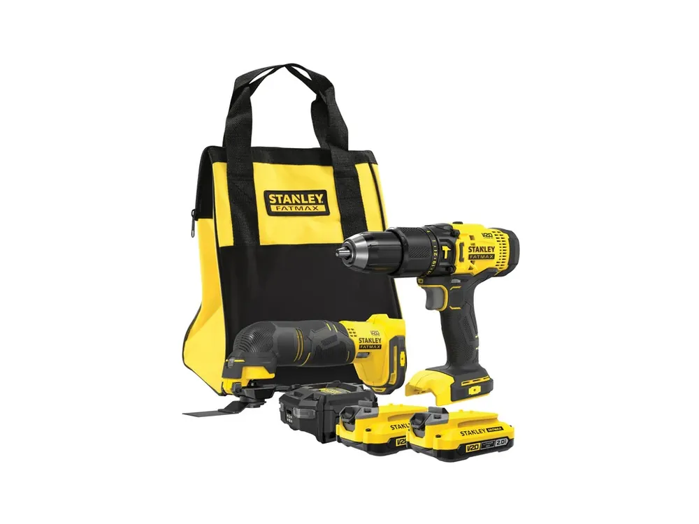 Zlevněný Aku kombinovaná sada 18V 2x 2,0Ah SFMCK213D2S Stanley FATMAX V20