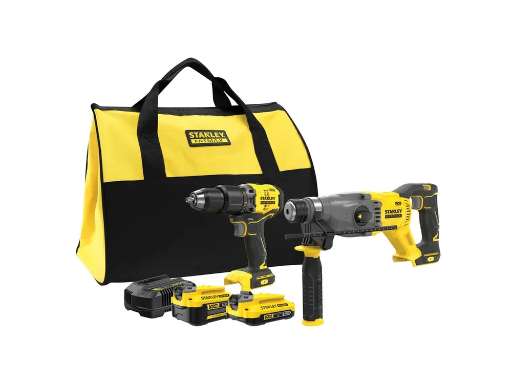 Cenový Hit Aku kombinovaná sada 18V 2,0Ah+ 4Ah SFMCK216MDS Stanley FATMAX V20