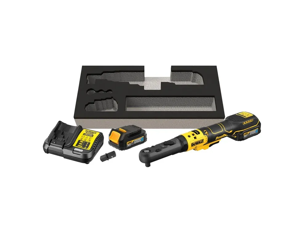 Aku bezuhlíková ráčna 18V 1/2" a 3/8" DCF510E2G DeWALT Nakupujte Hned