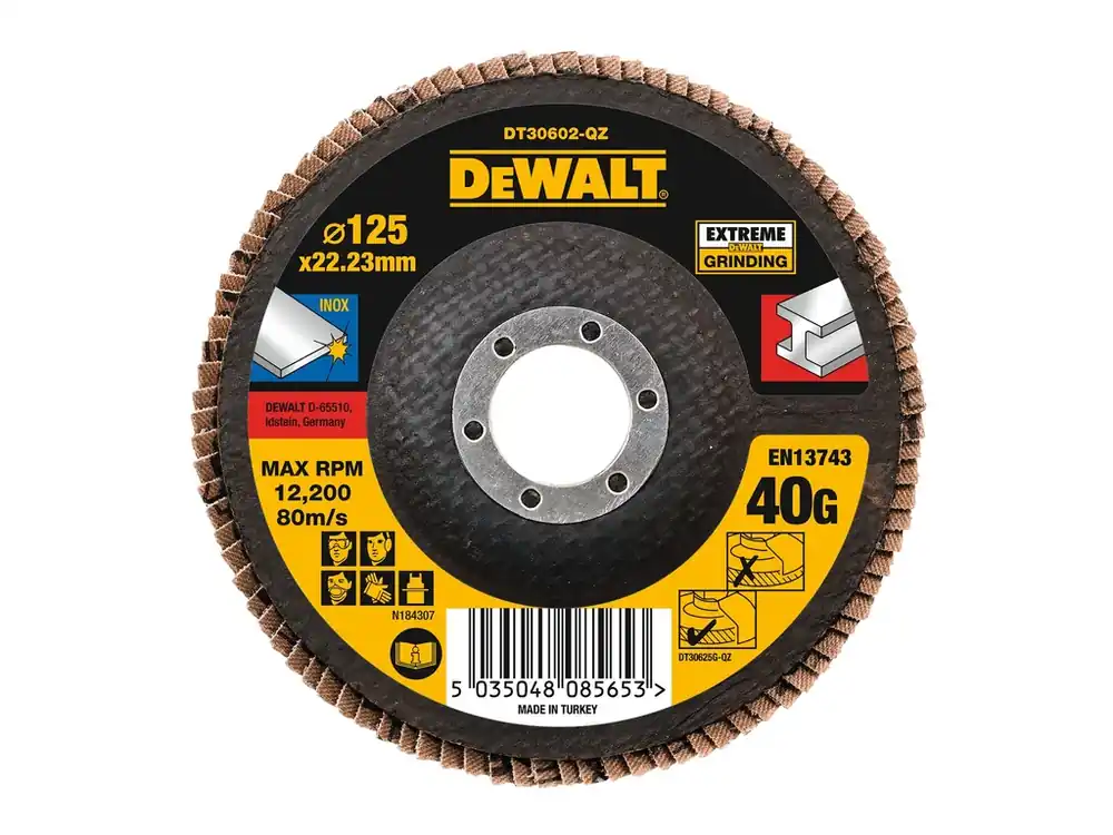 Brusný lamelový kotouč 125mm P40 plochý DT30602 DeWALT Přímo Od Výrobce