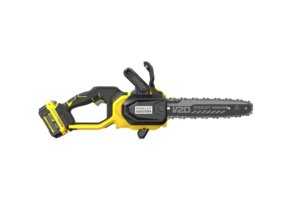 Aku bezuhlíková řetězová pila 30 cm 18V 4,0Ah LI-Ion SFMCCS730M1 Stanley FATMAX V20 DÁREK - RUKAVICE STANLEY Aktuální