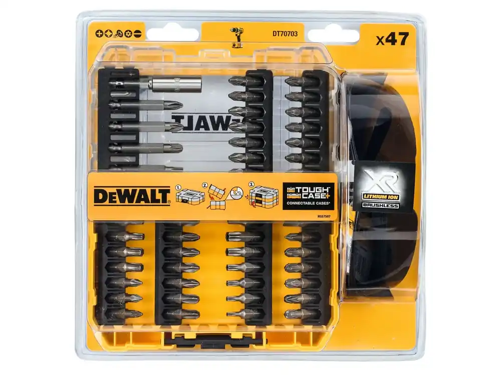 Sada bitů 47dílná + brýle DT70703 DeWALT Nejlepší Cena