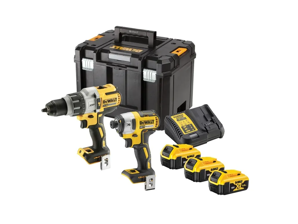 Objednat Nyní Aku kombinovaná sada 18V 3 x 5,0Ah DCK276P3T DeWALT