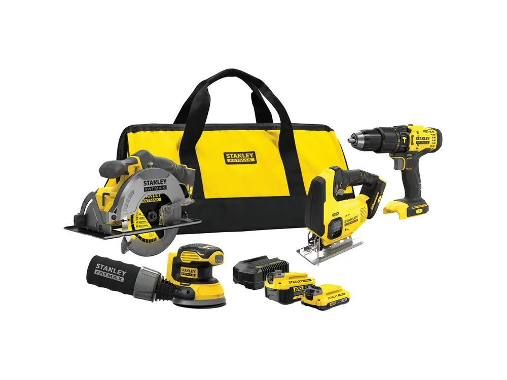 Koupit Online Aku kombinovaná sada 18V 1x 4,0Ah 1x 2,0Ah SFMCK412MDS Stanley FATMAX V20